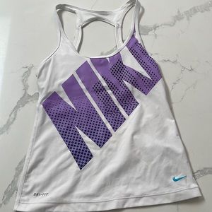 Nike Dri- Fit Exercise Tank w/ Bra Top. Size XS